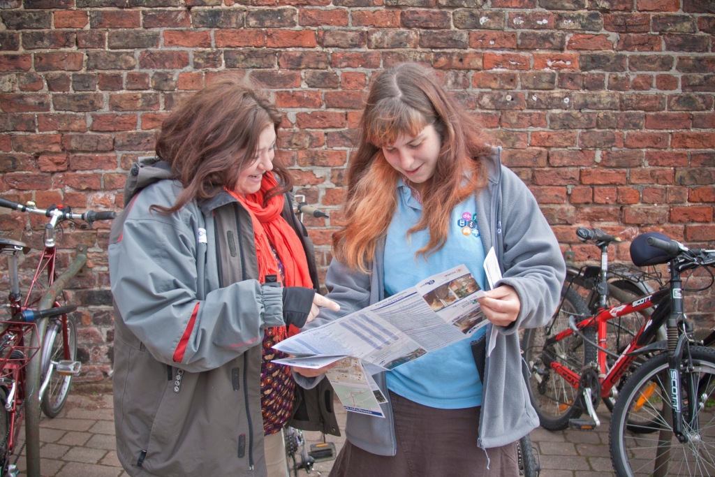 FREE active travel advice and goodie bags will be given to passers by
