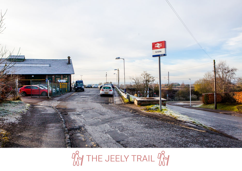 1. Start at Carluke train station. In this loop you can take a left down South Avenue to join up to Pegasus Avenue and the wider trail.