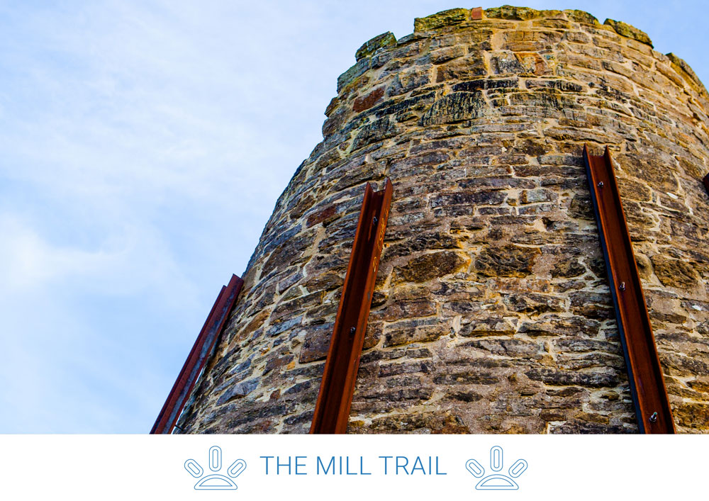 6. Take a left on Cairneymount Road, walk five minutes to reach Chapel Street, near the remains of High Mill.