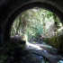 Stonebyres Burn was landscaped with walls and riverside walks